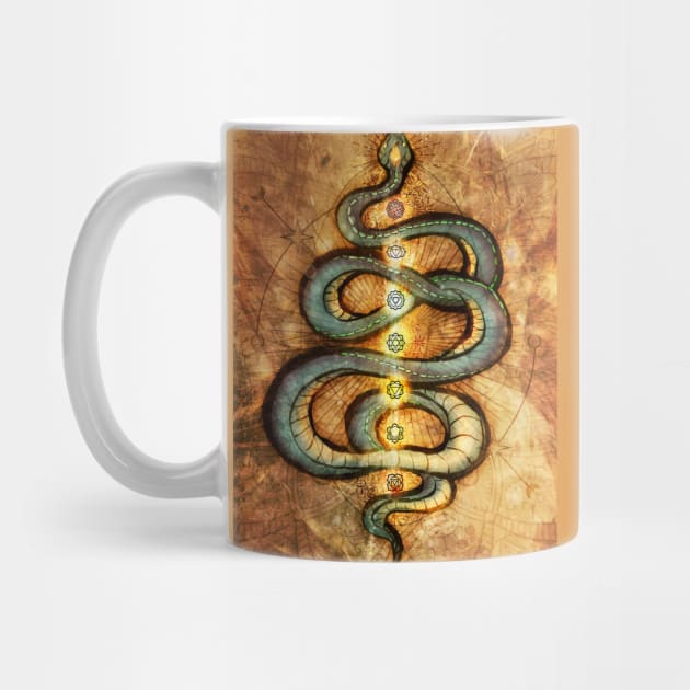 Kundalini Serpent by MCAshe spiritual art 